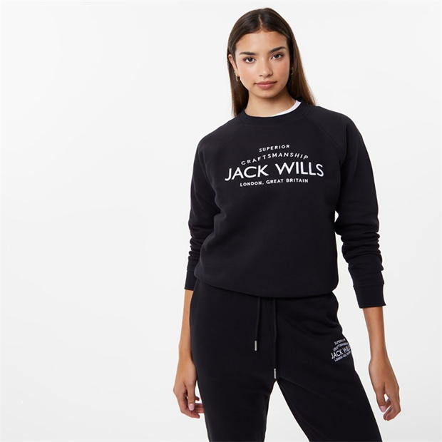 Jack Wills Hunston Graphic Crew Neck Sweatshirt