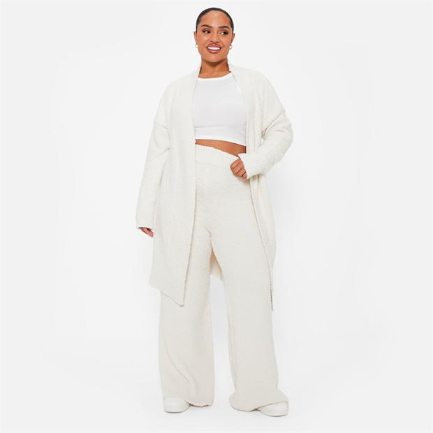 I Saw It First Teddy Borg Knit Wide Leg Trousers Co-Ord