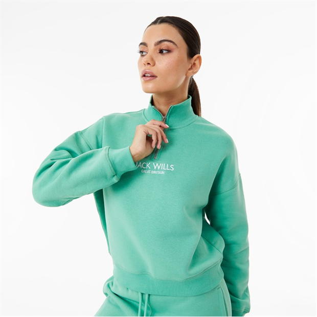 Jack Wills Honeylane Half Zip Sweatshirt