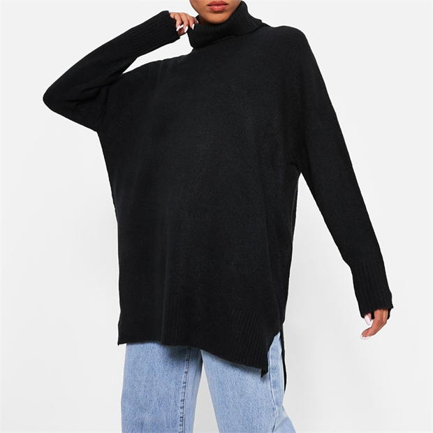 I Saw It First Roll Neck Oversized Jumper