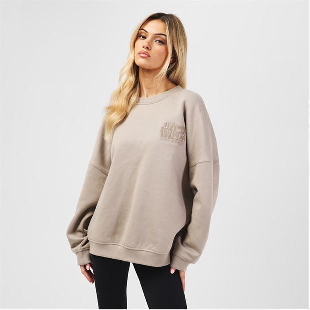 Jack Wills Oversized Crew Ld53