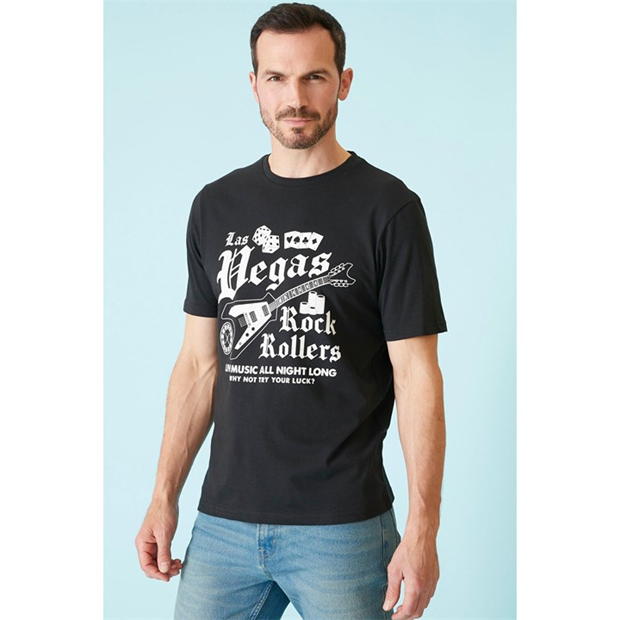 Studio Vegas Black Rock Rollers T-Shirt
