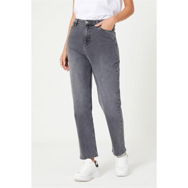 Be You You Sophie Straight Leg Grey Wash Jean