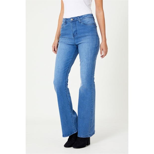 Be You Mid Wash Flare Jean