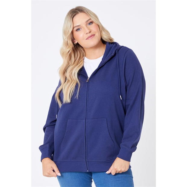 Be You Basic Zip Through Hoodie