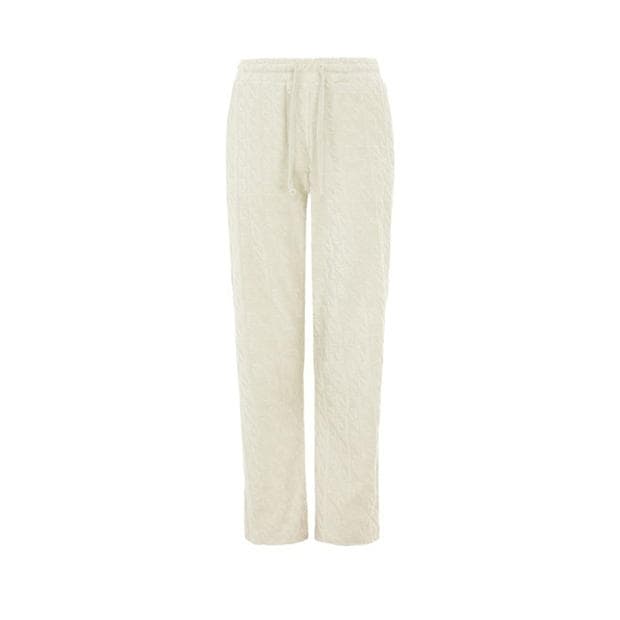 Nicce Womens Rue Straight Leg Jogger - Almond White