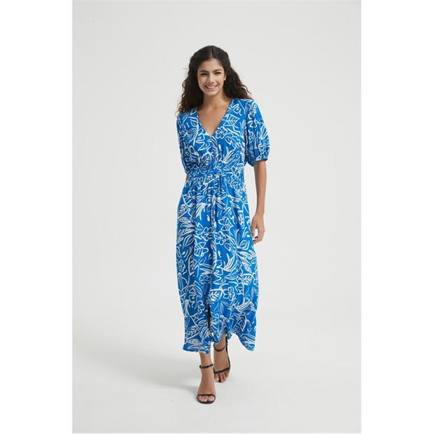 Be You V Neck Midaxi Dress