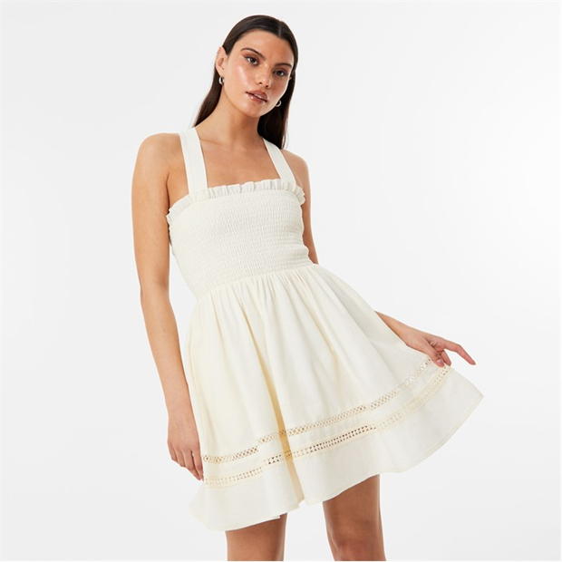 Jack Wills Shirred Skater Dress