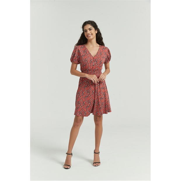 Be You Soft Touch Mini Shirred Waist Dress