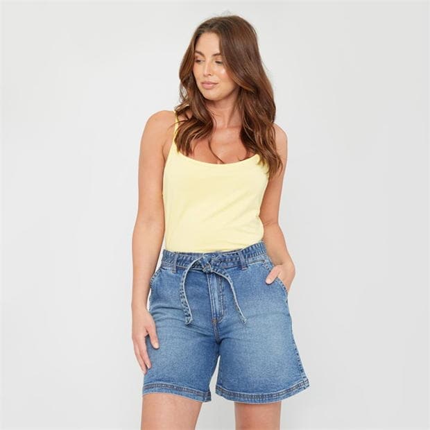 Be You You Denim Belted Short