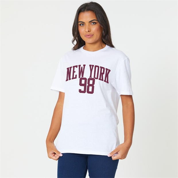 Be You New York Slogan SS Tee