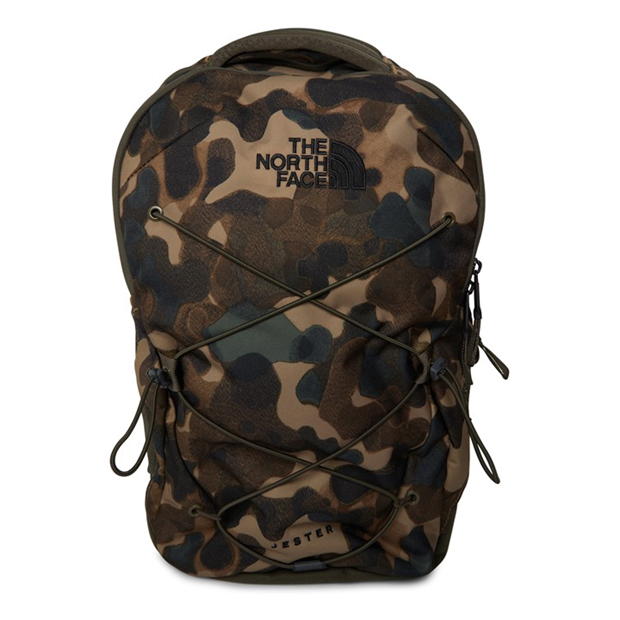 The North Face North Face Jester Utility Brown Camo Text Backpack Mens