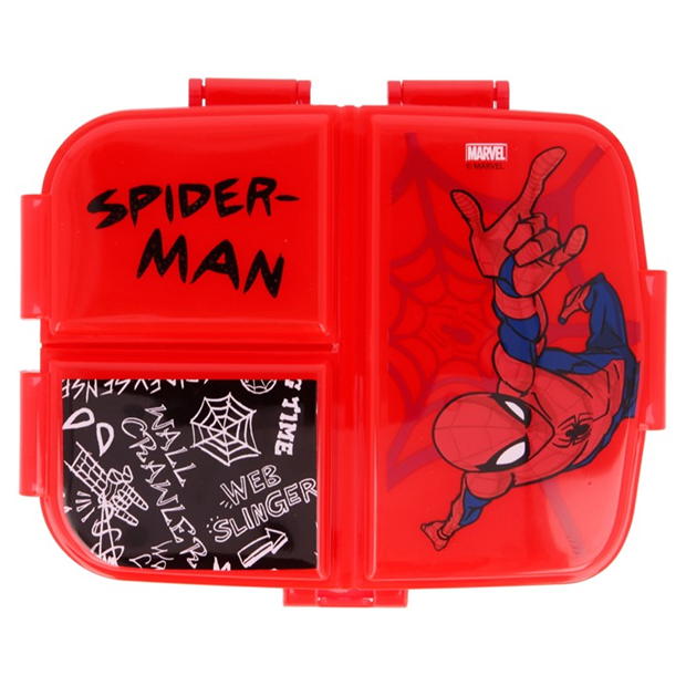 Marvel Comics Spiderman Urban Web Multi Compartment Lunch Box