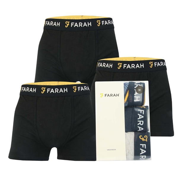 Farah Saginaw 3 Pack Boxer Shorts