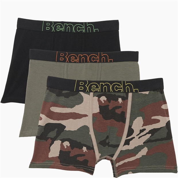 Bench Boys Pack of 3 Camo Trunks