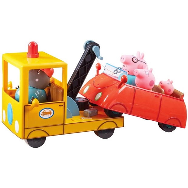 Peppa Pig Pig Grandad Dogs Truck Recovery Play Set