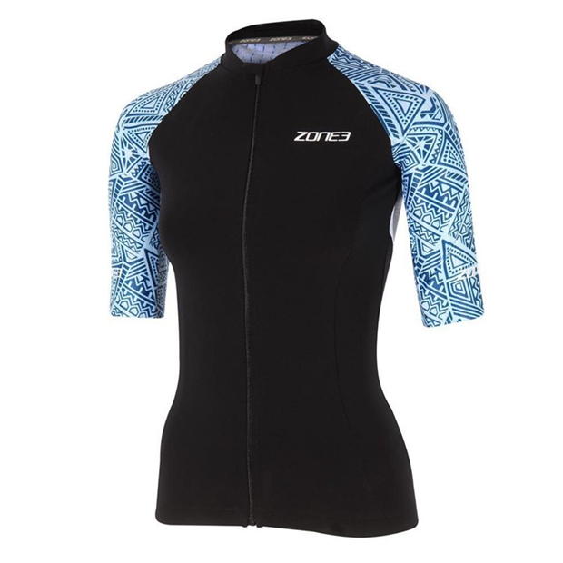 Zone3 Women's Lava Short Sleeve Tri Top