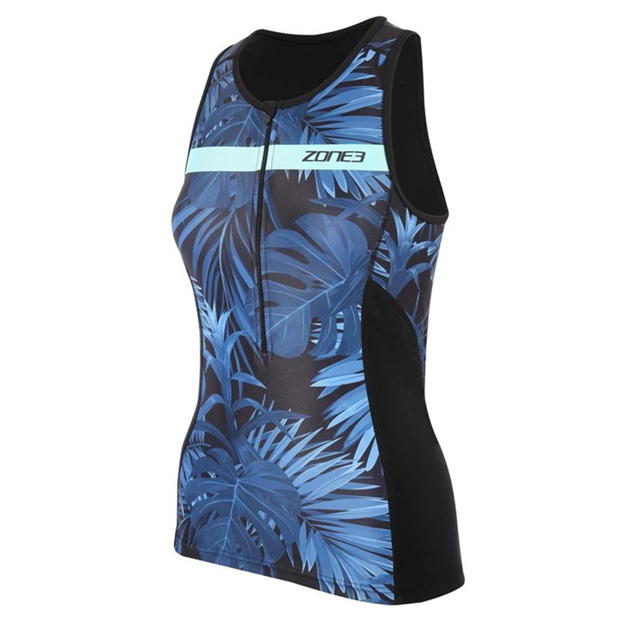 Zone3 Activate+ Tropical Palm Sleeveless Tri Top