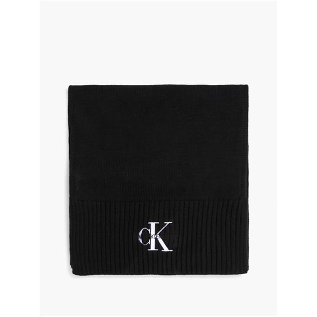 Calvin Klein Jeans Monologo Knitted Scarf