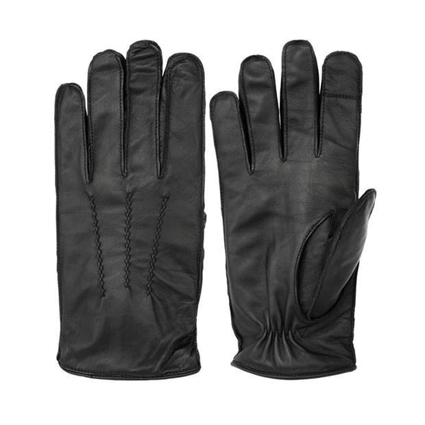 Firetrap Leather Cashmere Lining Glove Sn54