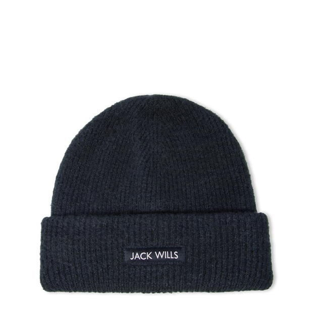 Jack Wills Rib Knit Beanie Adults