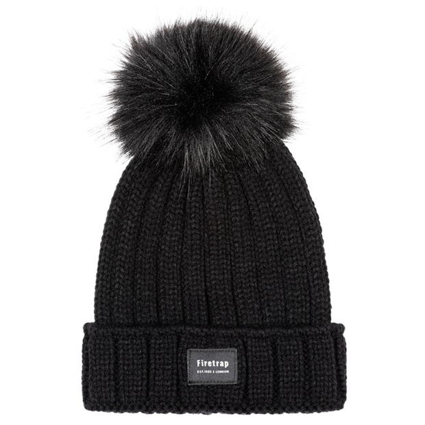 Firetrap Cable Knit Hat Ladies