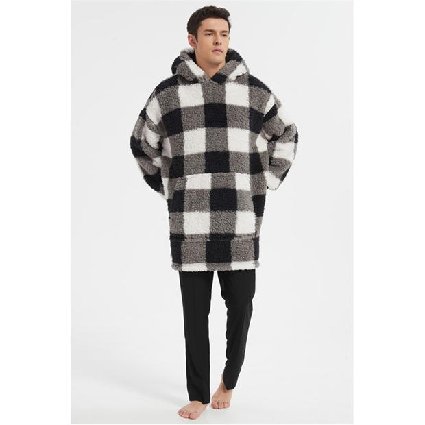 Howick Check Borg Snuggle Hoodie