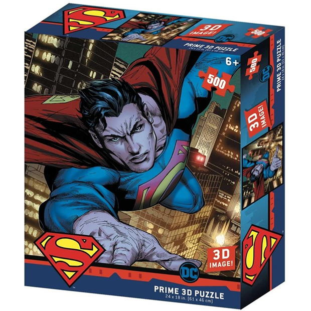 DC Comics DC Comics Superman 500 Piece 3D Jigsaw Puzzle