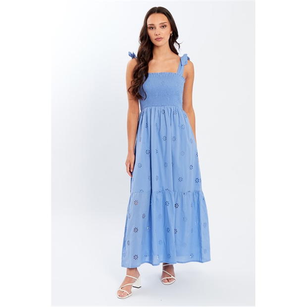 Be You Broderie Maxi Dress